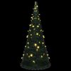 vidaXL Albero di Natale Artificiale Apribile Preilluminato Verde 210cm