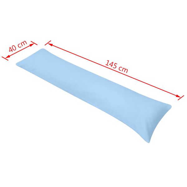 vidaXL Cuscino per Domire sul Fianco 40x145 cm Blu