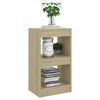 vidaXL Libreria/Divisorio Rovere Sonoma 40x30x72 cm