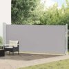 vidaXL Tenda Laterale Retrattile per Patio 600x160 cm Grigia