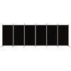 vidaXL Divisorio a 6 Pannelli Nero 520x180 cm in Tessuto
