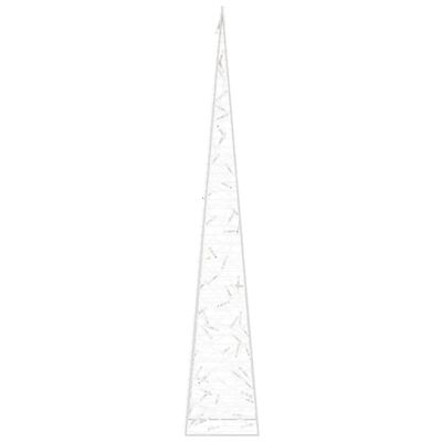 vidaXL Cono Luce LED Decorativo Acrilico Bianco Freddo 120 cm