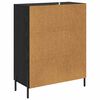 vidaXL Credenza Rovere Nero 69,5 x 34 x 90 cm