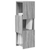 vidaXL Mobile angolare Grigio Sonoma 25,5x25x80cm Legno multistrato