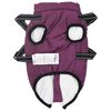 vidaXL Cappotto Cani Imbracatura Impermeabile Riflettente Viola L28