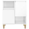 vidaXL Credenza Bianco Lucido 60x35x70 cm in Legno Multistrato