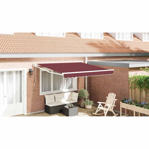 vidaXL Tenda da Sole Retrattile Automatica Bord&ograve; 300x250 cm