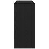vidaXL Tavolo consolle con cassetto Rovere Nero 100 x 35 x 76,5 cm