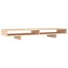 vidaXL Supporto per Monitor 100x27x14 cm in Legno Massello di Pino