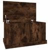 vidaXL Contenitore Rovere Fumo 70x40x38 cm Legno Multistrato