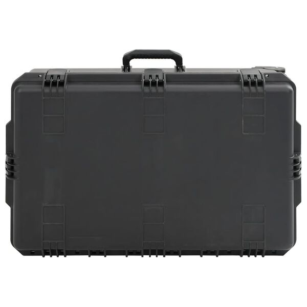 vidaXL Valigetta da Volo Portatile Nera 79,5x51,5x30,5 cm in PP