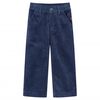 Pantaloni da Bambino in Velluto a Coste Blu Marino 116