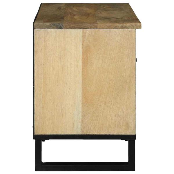 vidaXL Unità TV con cassetto Marrone 80 x 33 x 46 cm Legno multistrato