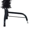 vidaXL Albero di Natale artificiale con luci integrate Nero 120 cm PVC
