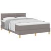 vidaXL Letto box spring con materasso Talpa 160 x 200 cm Tessuto