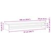vidaXL Supporto per Monitor Rovere Fumo 100x24x13 cm Legno Multistrato