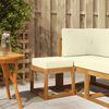 vidaXL Panca da esterno Legno di Acacia Massello Naturale