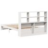 vidaXL Letto Libreria senza Materasso Bianco 140x200 cm Legno di Pino