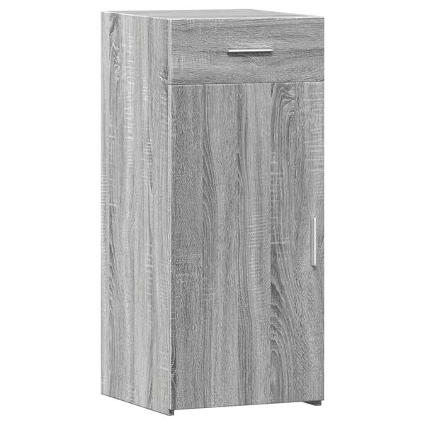 vidaXL Credenza Grigio Sonoma 40x42,5x93 cm in Legno Multistrato