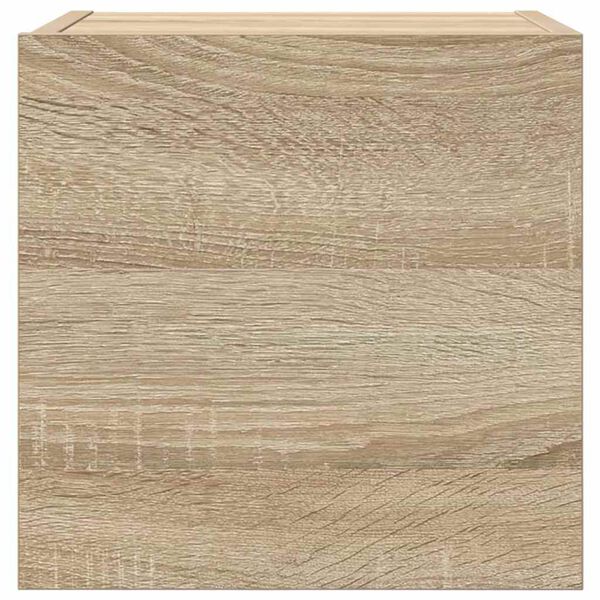 vidaXL Mobile Porta TV a Parete Rovere Sonoma 30,5x30x30 cm