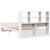 vidaXL Letto Libreria senza Materasso Bianco 120x200 cm Legno di Pino