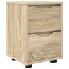 vidaXL Comodino Rovere Sonoma 30,5 x 30 x 43 cm Legno ingegnerizzato
