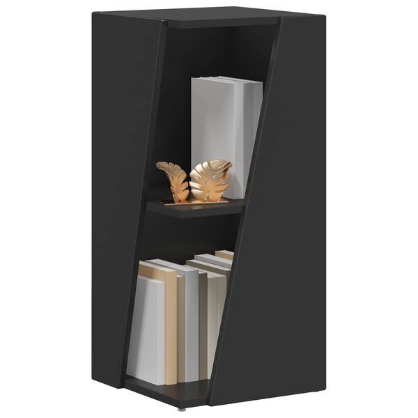 vidaXL Mensola laterale Nero 33 x 32 x 70,5 cm Legno multistrato