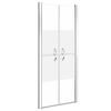 vidaXL Porta per Doccia in ESG Semi-Satinato 76x190 cm