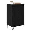 vidaXL Credenza Rovere Nero 40 x 35 x 70 cm Legno multistrato