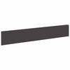 vidaXL Bordura per Prato 30 pz 100 x 18 cm Acciaio Nero