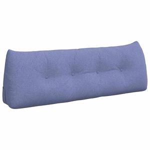 vidaXL Cuscino per Schiena Blu jeans 140 x 24 x 50 cm Tessuto