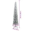 vidaXL Albero di Natale artificiale con 300 LED Verde 270 cm