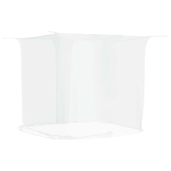 vidaXL Zanzariera Sospesa 156 Rete Bianca 220x120x150 cm