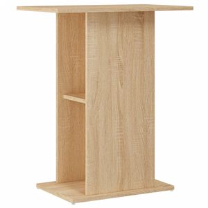 vidaXL Supporto per acquario in rovere Sonoma 60,5x36x72,5 cm in legno ingegnerizzato