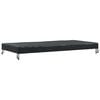 vidaXL Copertura Tavolo 202 x 92 x 15 cm Tessuto Rettangolare Nero