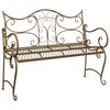 vidaXL Panchina da giardino 2-Numero di posti 114 x 56,5 x 90 cm