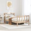 vidaXL Letto senza Materasso 75x190 cm in Legno Massello Pino