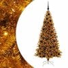 vidaXL Albero di Natale Oro 180 cm PET