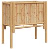 vidaXL Letto Rialzato Marrone 70 x 35 x 70 cm Bamb&ugrave;