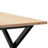 vidaXL Tavolino da Salotto Telaio a X 60x60x40 cm Legno Pino e Acciaio