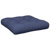 vidaXL Set Cuscini per Pallet Blu Marino 60x40x12 cm in Tessuto
