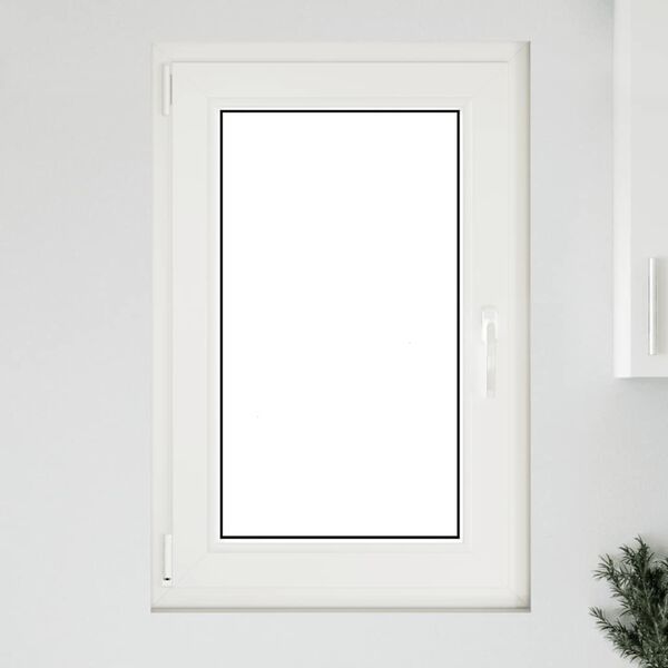 vidaXL Finestra Seminterrato RISOR 60x90 cm Anta Ribalta DIN Sinistra