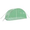 vidaXL Serra con Telaio in Acciaio Verde 8 m&sup2; 4x2x2 m