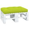 vidaXL Cuscino per Pallet Verde Brillante 120x80x12 cm in Tessuto
