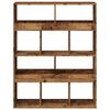vidaXL Libreria Legno Antico 100x33x125,5 cm in Legno Multistrato
