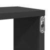 vidaXL Mensole Parete a Cubo 2pz Grigie 100x15x30 cm Legno Multistrato