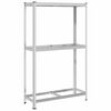 vidaXL Ripiano Pneumatici a 2 Strati 110x40x180cm Acciaio e Truciolato