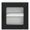 vidaXL Mobile da cucina 2 pcs Nero 40 x 31 x 40 cm Legno multistrato