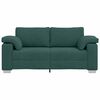 vidaXL Divano Verde Scuro 180 x 77 x 82 cm Tessuto