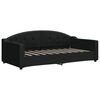 vidaXL Letto da Giorno Nero 90x190 cm in Tessuto